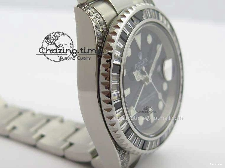 MiroTime 0405 GMT-Master II 116759 SS Bp-Maker Black Ruby Crystal Black Dial On SS Bracelet A UrbanChic 3767